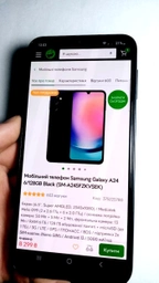Мобільний телефон Samsung Galaxy A24 6/128GB Black (SM-A245FZKVSEK) фото від покупців 4
