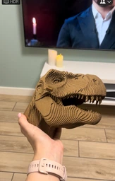 3D Пазл Картонный Cartonic T-Rex 72 детали