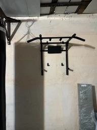 Турник PullUp 3в1 настенный плюс брусья с упором для пресса 4 хвата разборной черный (P3043) фото от покупателей 11