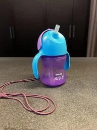 Дитяча пляшечка-поїльник із трубочкою Philips Avent 260мл від 9 місяців Синій (SCF796/01) фото від покупців 7