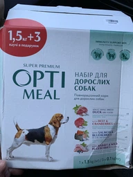 Сухой корм для собак cредних пород Optimeal Adult Medium с индейкой 4 кг (4820083905513) фото от покупателей 11