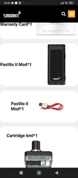 Под-система электронная сигарета Smoant Pasito 2 80W Pod Kit 2500mAh 6ml Carbon Fiber (sn1292) фото от покупателей 1