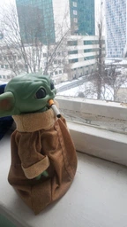 Интерактивный Малыш Йода с аксессуарами Звездные Войны Мандалорец Grogu Animatronic Hasbro F2849