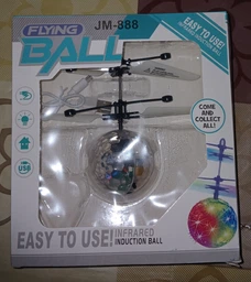 Літаючий, блискучий куля акумуляторний Прозорий LED Flying Ball JM888 (FG22)