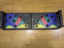 Дошка для віджимань Push Up Rack Board з упорами різним хватом Нескользящие ручки (1537PURTRNJR) TIN66 фото від покупців 8