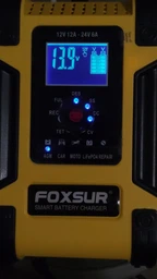 Автоматическое зарядное устройство для аккумулятора 12А/12-24V, Foxsur FBC122412D Импульсный 7-ступенчатый фото от покупателей 2