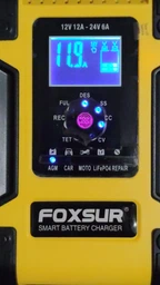 Автоматическое зарядное устройство для аккумулятора 12А/12-24V, Foxsur FBC122412D Импульсный 7-ступенчатый фото от покупателей 3