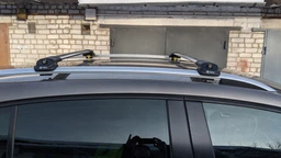 Поперечки на дах автомобіля для рейлінгів Turtle AIR 1 Чорний фото від покупців 6