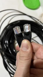 Наружный интернет кабель 15м патч корд кабель для интернета CAT5e LAN UTP (Gigabit RJ45, до 1000Мбит/с) (0456unk) фото от покупателей 11
