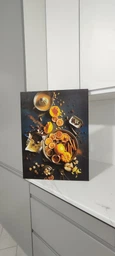 Картина Холстович для кухни Orange 75х100 см. Картина с фруктами для кухни, кафе, баров, ресторанов. фото от покупателей 1