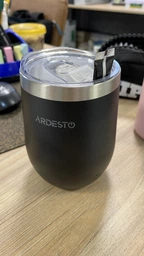 Термочашка Ardesto Compact Mug 350 мл Блакитний (AR2635MMS) фото від покупців 3
