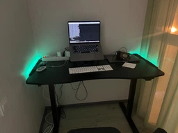 Стол с электрорегулировкой высоты RZTK eDesk RGB Carbon 2 1200 х 600 мм фото от покупателей 12