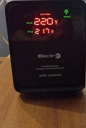 Стабилизатор напряжения ElectrO SDR-2000 2 кВА (SDR20EL) фото от покупателей 11