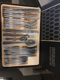 Набір столових приборів KitchenWare Middle 24 шт з нержавіючої сталі на 6 персон (10364-24) фото від покупців 9