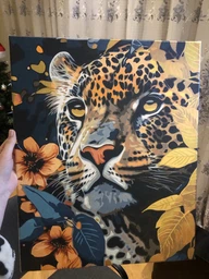 Набор для росписи по номерам Изысканный фламинго с красками металлик extra, 40x50 см, КНО6523 фото от покупателей 1