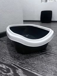 Туалет для котов Природа Comfort M 41 х 30 х 13 см Ультрамарин (4823082417384) фото от покупателей 6