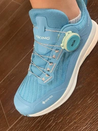 Женские кроссовки для треккинга с Gore-Tex Viking Anaconda Trail Low GTX BOA W 3-53865-3401 37 (4UK) 24.1 см Голубые (7054977869682)