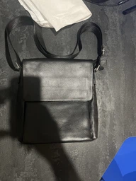 Сумка планшет через плечо мужская из натуральной кожи Laras K101278 Черная (ROZ6400028297)