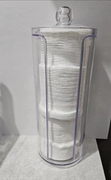 Косметический органайзер для ватных дисков AKAY Plastik прозрачный АК-505