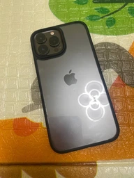 Чохол протиударний Spigen Ultra Hybrid для Iphone 13 Pro Max (6.7") Matte Black Прозорий ACS03205 фото від покупців 1