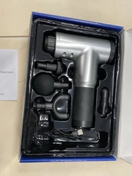 Портативный мышечный массажер Fascial Gun KH-320 Red, 6 скоростей