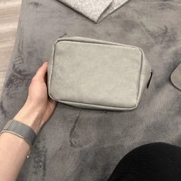 Чохол для зарядки, мишки та хаба з Еко-шкіри DDC для Macbook Air Pro Сірий (DDC-DY02) фото від покупців 1