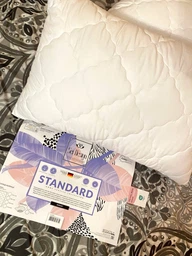 Подушка для сна Sei Design Standart Антиаллергенное волокно 50х70 чехол со стежкой Белая (4820227285334) фото от покупателей 8