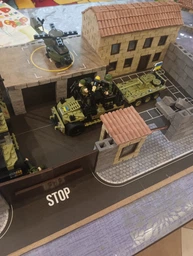 Керамический конструктор Военная база 920 дет