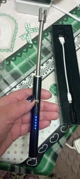 USB запальничка з гнучким проводом для газової плити, духовки, для розпалювання, з вбудованим акумулятором (DRAGON, Domestic-02) фото від покупців 1