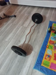 Гриф для штанги EasyFit W-подібний 1.2 м, Ø 25 мм слабовигнутий фото від покупців 12