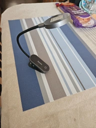 Універсальна настільна акумуляторна лампа з кліпсою Baseus Comfort Reading Mini Clip Lamp |24Hours, 4000K| (DGRAD-0G) фото від покупців 2