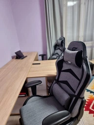 Геймерское кресло GT RACER X-2534-F Fabric Black фото от покупателей 1