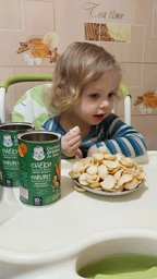 Упаковка Пшенично-овсяных снеков Gerber с морковью для детей с 10 месяцев 35 г х 5 шт (7613037521092) фото от покупателей 4
