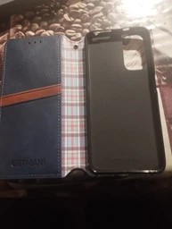 Кожаный чехол-книжка GETMAN Cubic (PU) для Xiaomi Redmi Note 11 (Global) / Note 11S Синий