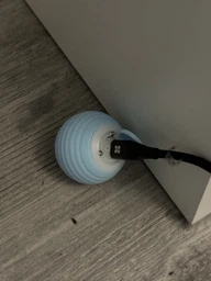 Умный автоматический мячик для животных Smart-игрушка с USB-зарядкой в комплекте (голубой)