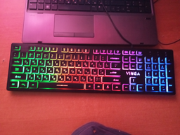 Клавіатура дротова Vinga KB410 USB Black фото від покупців 19