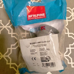 Врезка в трубу McALPINE 110/50мм (BOSSCONN110-50-GR)