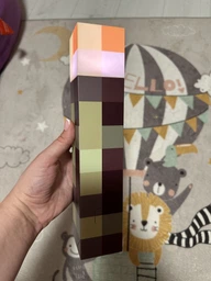 Факел Майнкрафт ночник Minecraft светильник игрушка лампа LED на аккумуляторе USB светодиодная фото от покупателей 10