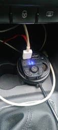 FM трансмиттер модулятор для авто MP3 MOD X8- 4522 bluetooth черный фото от покупателей 4