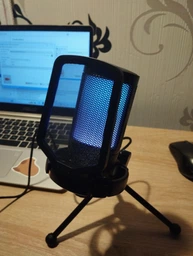 Мікрофон конденсаторний настільний ігровий FIFINE A6V AMPLIGAME (A6V) з поп-фільтром / Black фото от покупателей 1