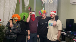 Парик Клоуна разноцветный 11861