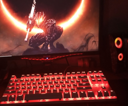 Клавіатура ігрова Механічна Дротова ZUOYA X51 87 з RGB-підсвічуванням Anti Ghosting (Red Switch) Біла