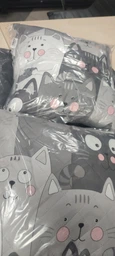 Подушка декоративная Руно Grey Cat антиаллергенное волокно 40х40 см (Р311.52_Grey Cat) фото от покупателей 19