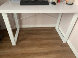 Письменный стол Ferrum-decor Драйв 750x1000x700 Белый металл ДСП Дуб Сонома 32 мм (DRA207)