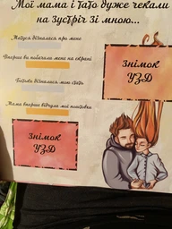 Іменний дитячий альбом для записів і фотографій новонародженого з ВАШИМИ даними на обкладинці, фотоальбом для новонароджених Memorik "Перший альбом" , фотоальбом дитячий, babybook на українській мові, ведмедик на хмарці фото от покупателей 10