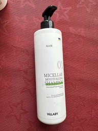 Мицеллярный увлажняющий шампунь Aloe Hillary Aloe Micellar Moisturizing Shampoo 500 мл (2314975534568/ 4823116601321)