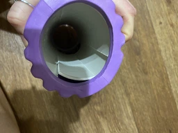 Масажний ролер EasyFit Grid Roller Mini 30 см синій фото від покупців 12
