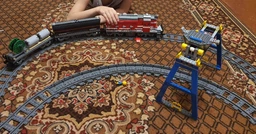 Конструктор ZIPP Toys Поезд DF51391 с рельсами