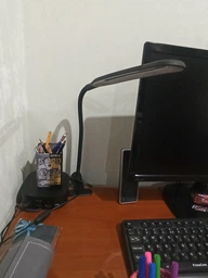 Настольная лампа светодиодная гибкая LED на прищепке юсб Beluck BL-01 USB лед лампа прищепка от блочка и павербанка кабель черная (BLK01Black) фото от покупателей 11