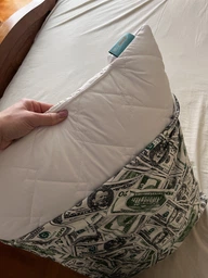Комплект постельного белья MirSon Полуторный 143х210 см 17-0589 Dollars Бязь (2200007047192) фото от покупателей 4